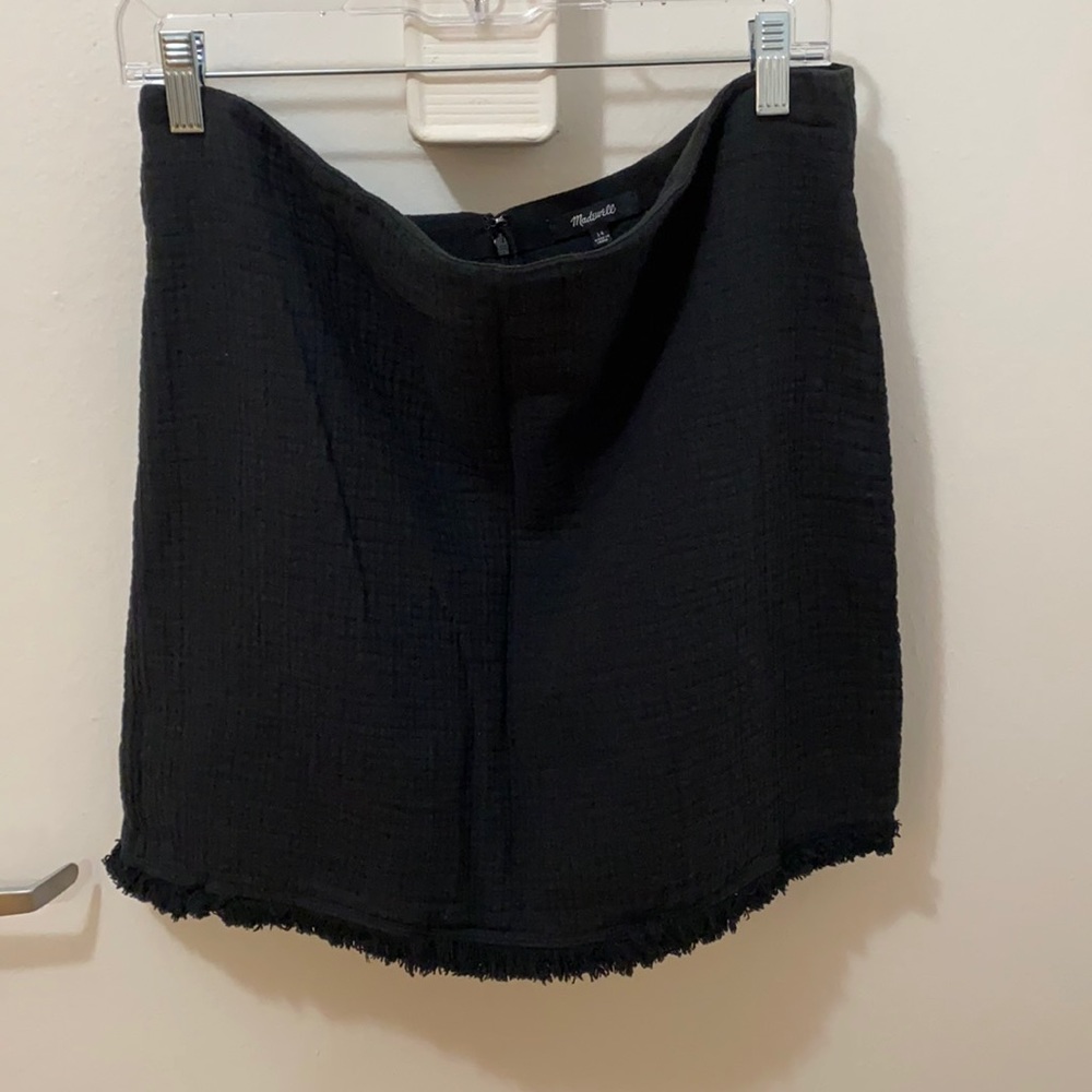 Madewell fringe edge skirt